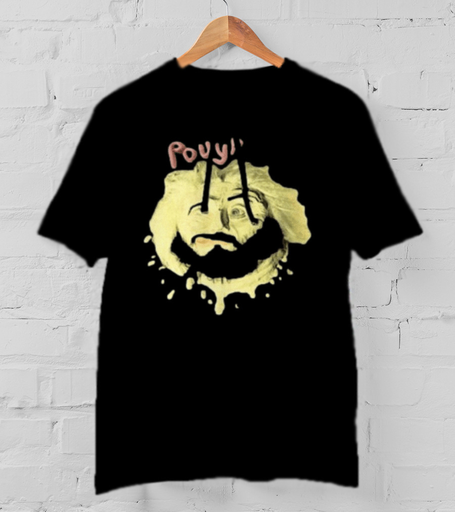 Pouya Clay Melted Smiley Face T-Shirt