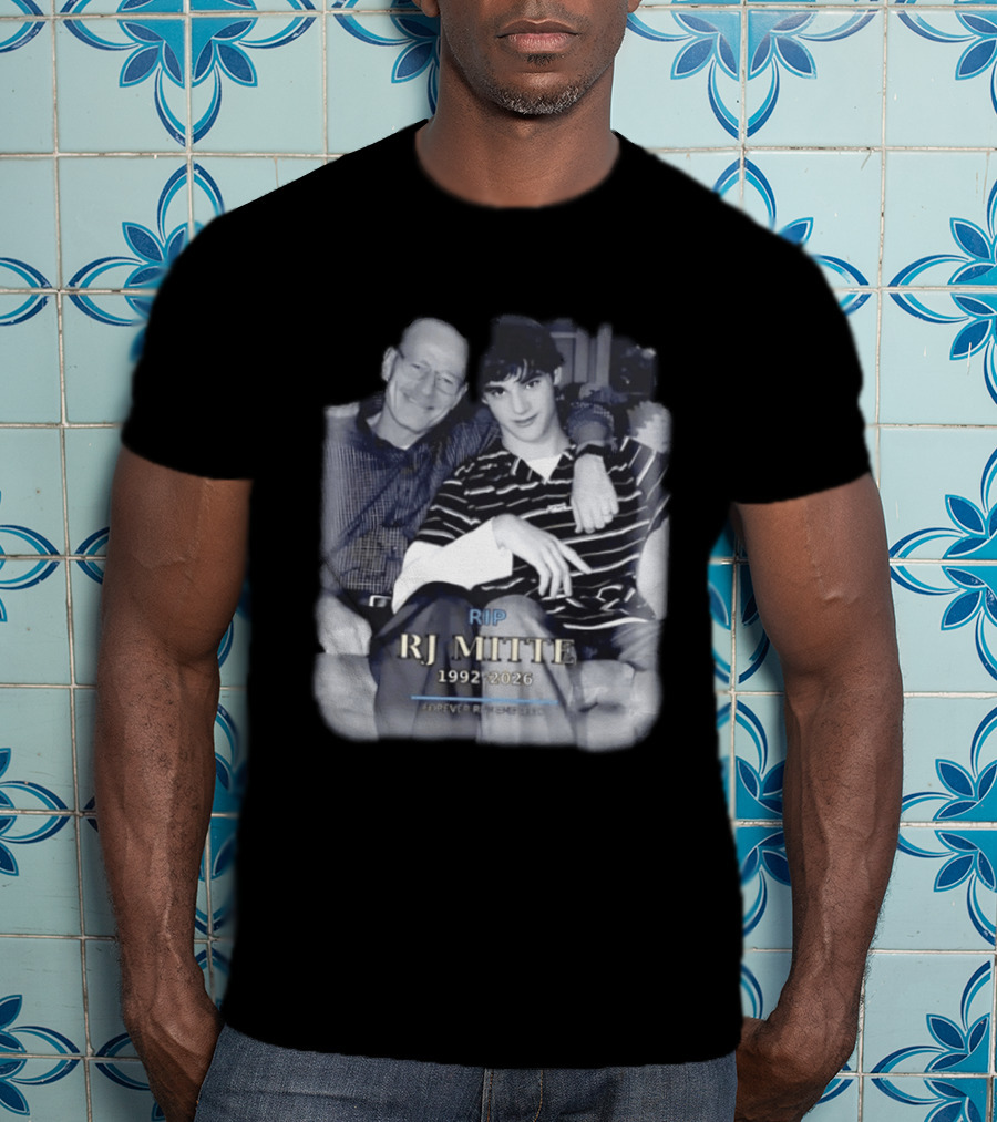 RIP RJ Mitte 1992 2026 Forever Remembered Breaking Bad Memorial T-Shirt