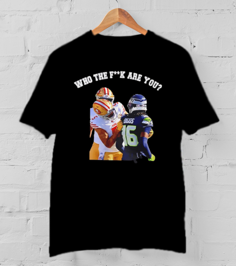 Mike Evans San Francisco 49ers Who The F**k Are You Diggs Meme T-Shirt