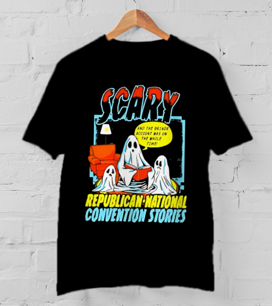 Scary Republican National Convention Stories Ghosts Reading Tales T-Shirt