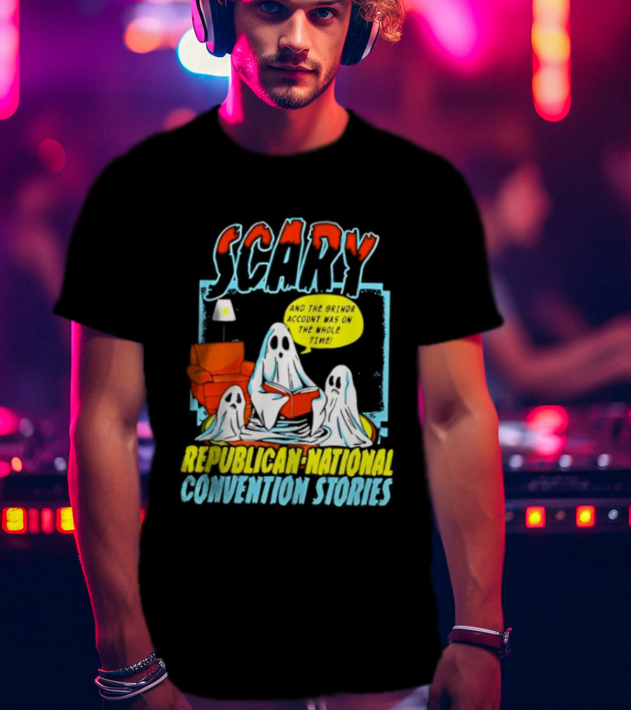 Scary Republican National Convention Stories Ghosts Reading Tales T-Shirt