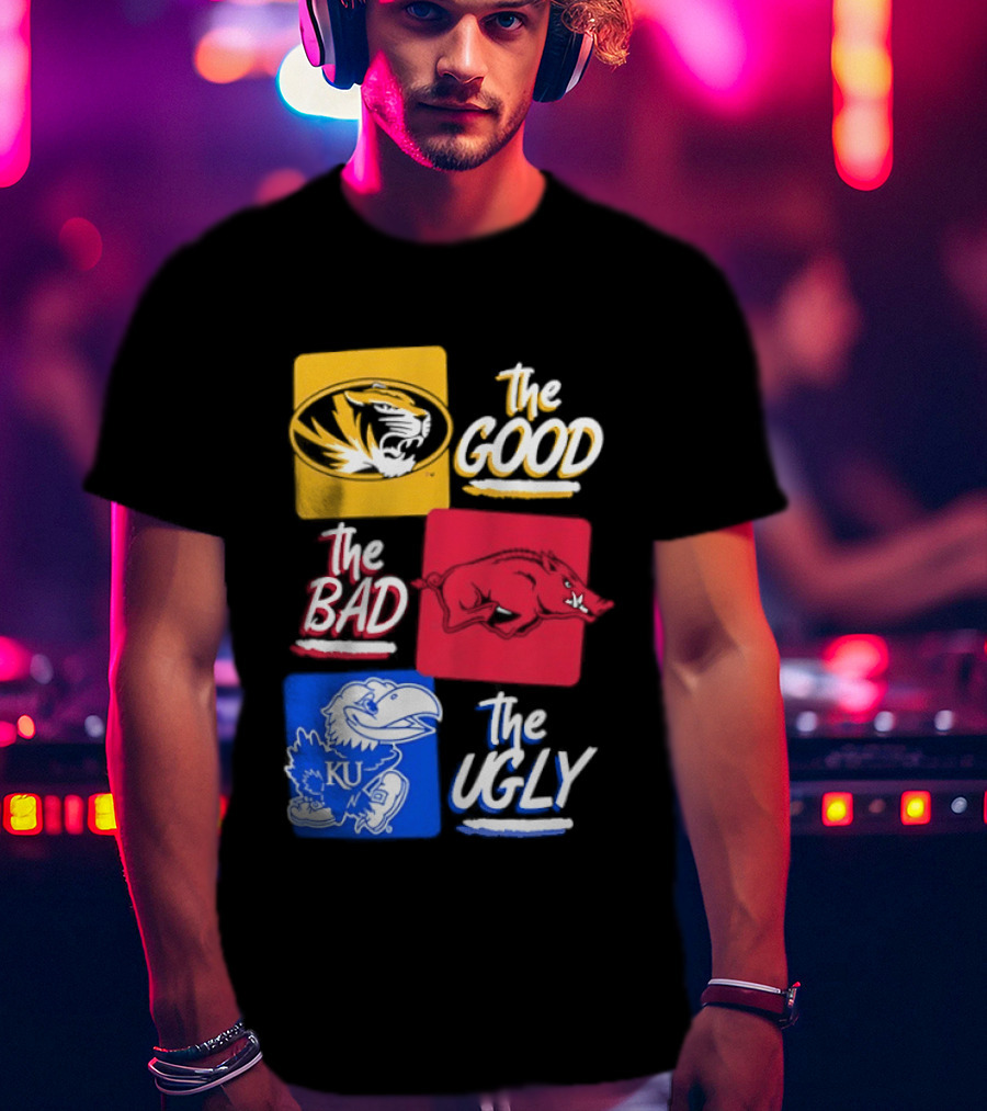 Missouri Tigers The Good The Bad The Ugly Kansas Jayhawks Rivalry T-Shirt