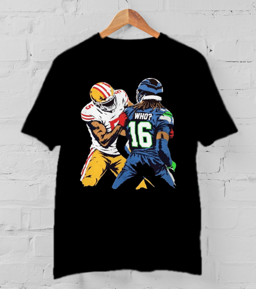 New King Who Dis Football 49ers Vs Seahawks Clash T-Shirt