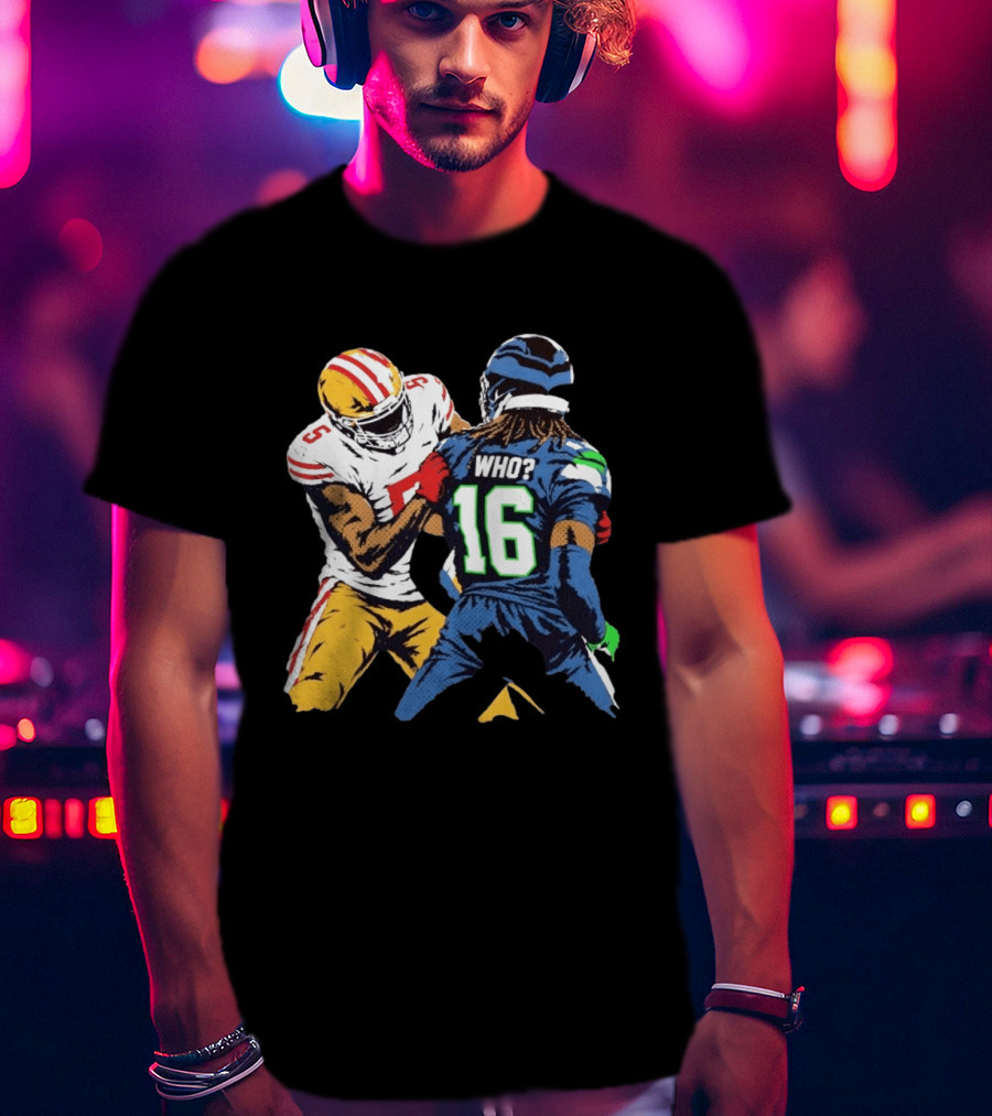 New King Who Dis Football 49ers Vs Seahawks Clash T-Shirt