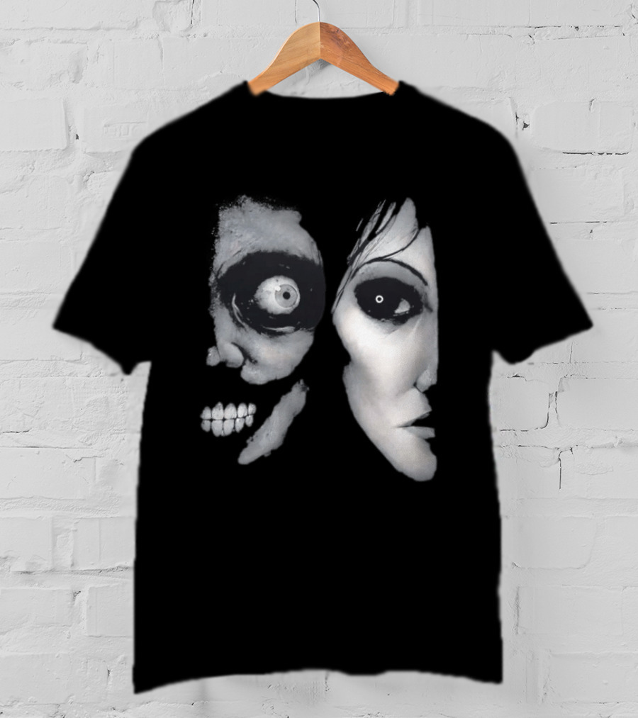 The Painter Halloween 2026 Creepy Face Illusion T-Shirt