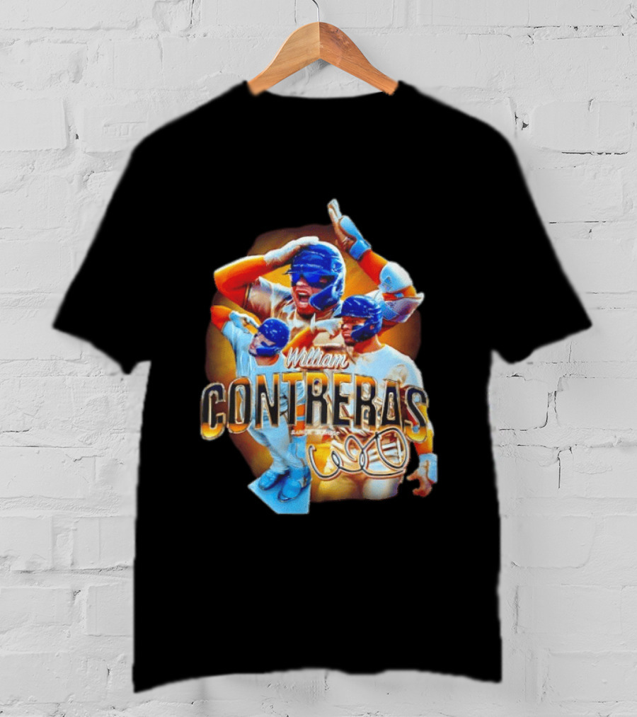 William Contreras Milwaukee Brewers Player Collage 2026 T-Shirt