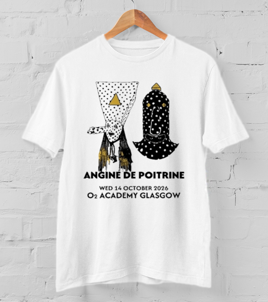 Angine De Poitrine O2 Academy Glasgow October 14 2026 T-Shirt