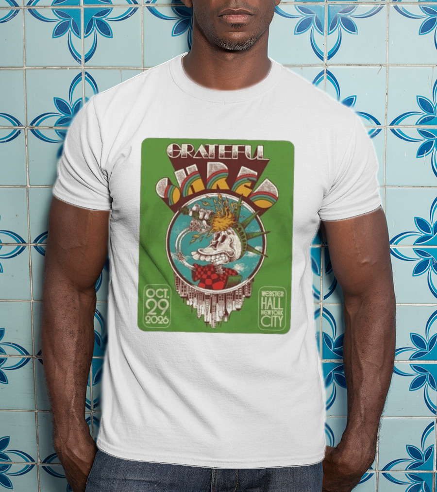 Grateful Shred Webster Hall New York City October 29 2026 Event T-Shirt