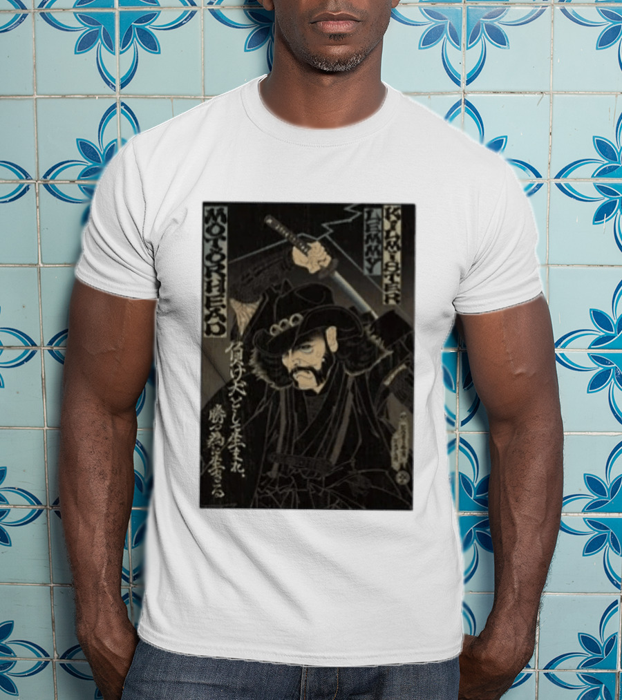 Motorhead Lemmy Kilmister Samurai Japanese T-Shirt