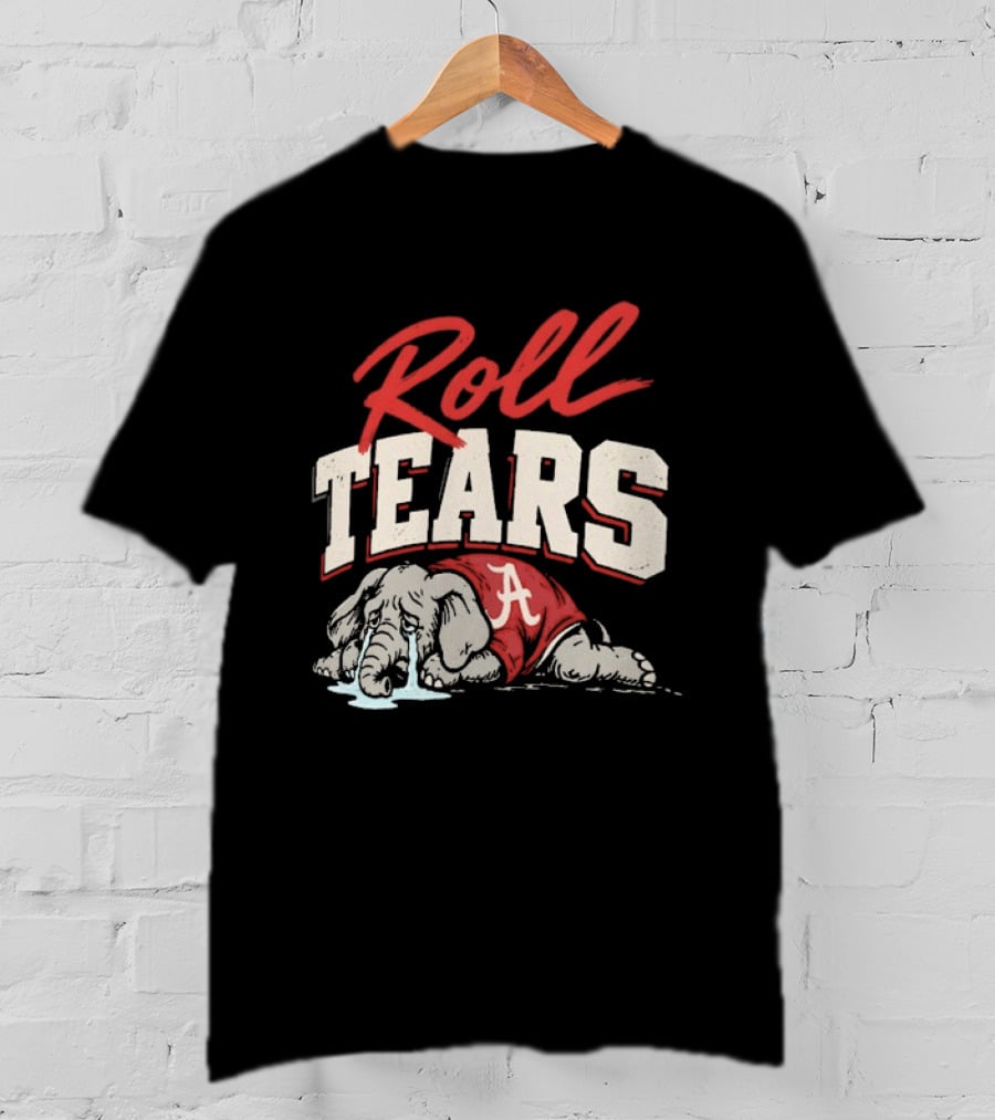 Alabama Crimson Tide Roll Tears Elephant T-Shirt