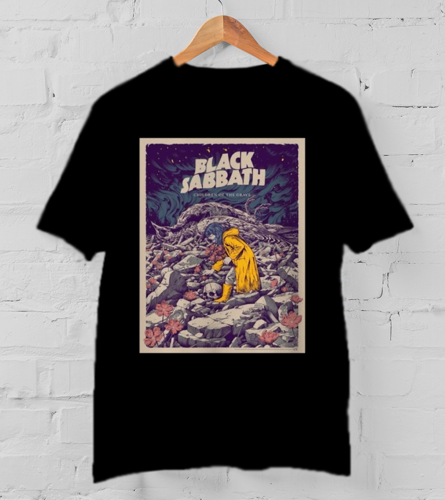 Black Sabbath Children Of The Grave October 15 2026 Event Art Nightmare Scene T-Shirt