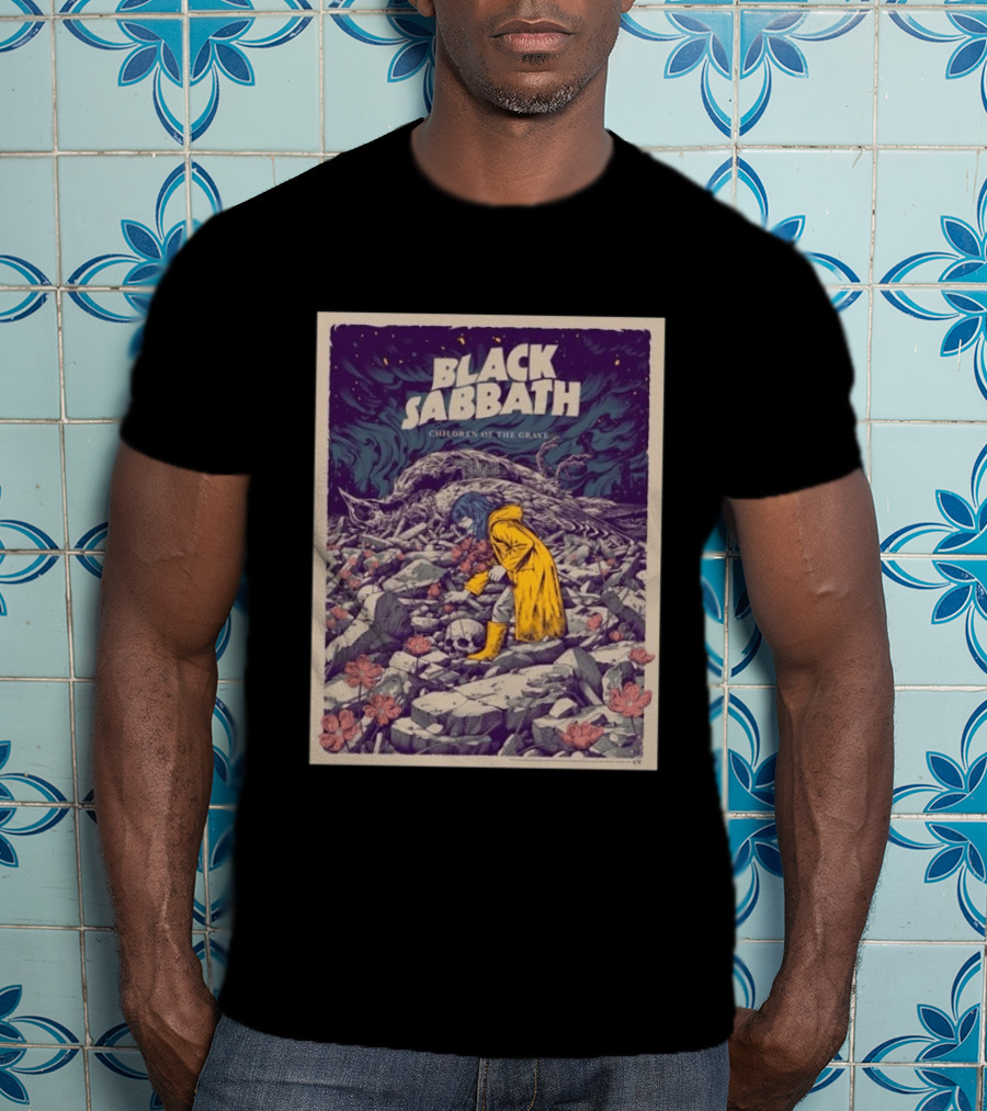 Black Sabbath Children Of The Grave October 15 2026 Event Art Nightmare Scene T-Shirt
