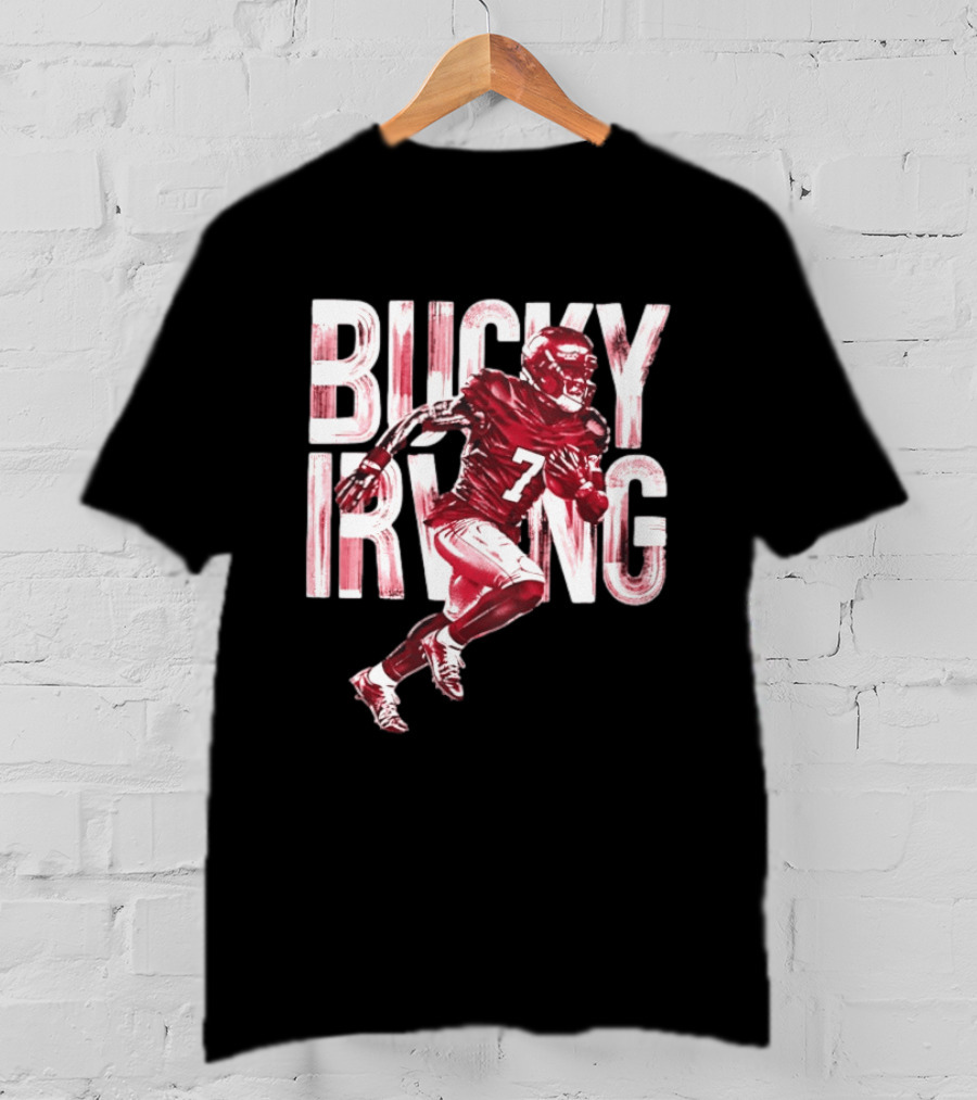 Bucky Irving Tampa Bay Buccaneers Brush Stroke Number 7 T-Shirt