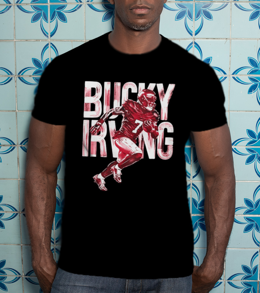 Bucky Irving Tampa Bay Buccaneers Brush Stroke Number 7 T-Shirt