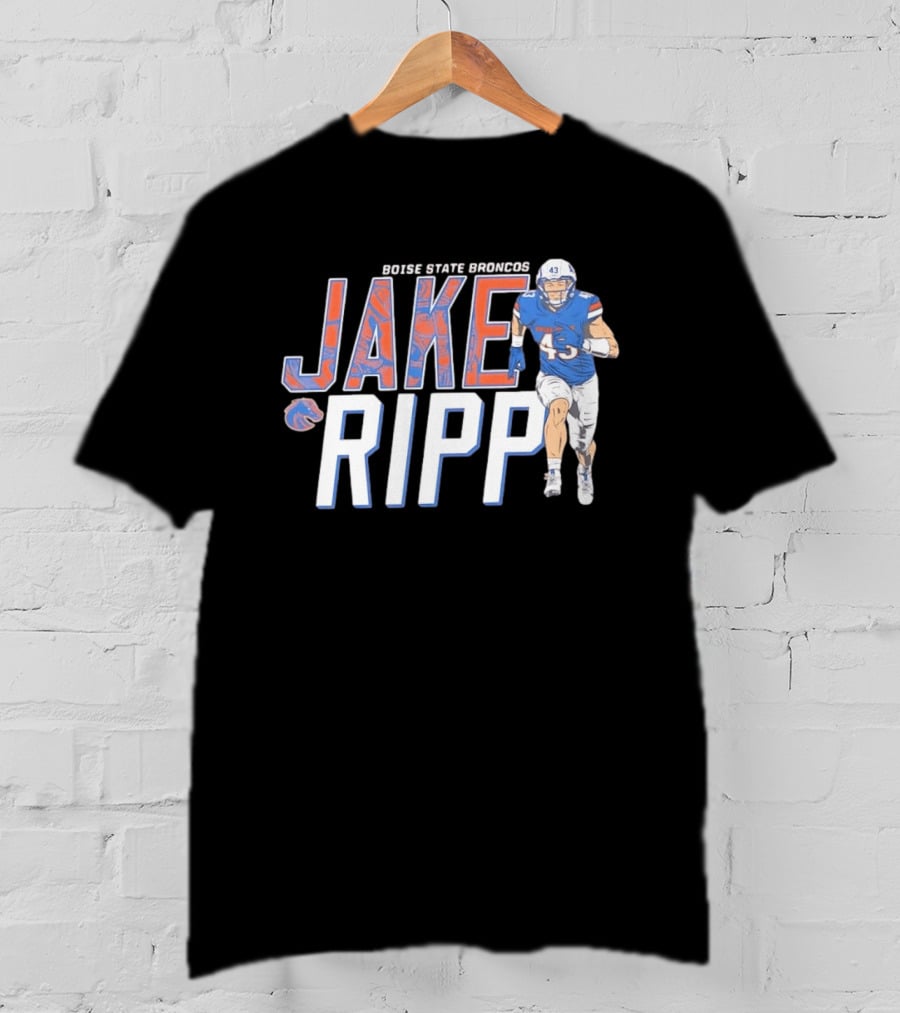Boise State Broncos Jake Ripp Football 43 T-Shirt
