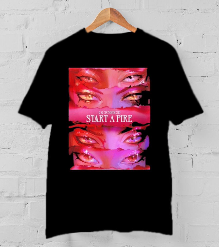 KDA League Of Legends Start A Fire October 20 2026 T-Shirt
