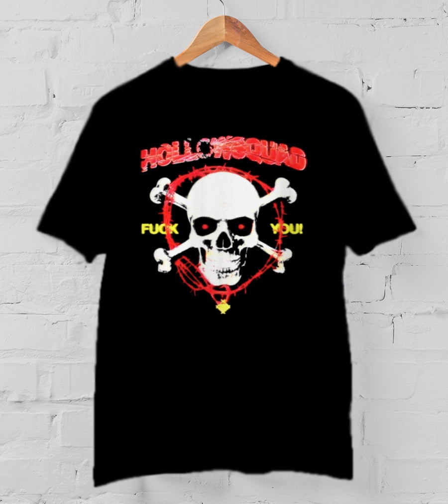 Hollowsquad Skull Crossbones Fuck You T-Shirt