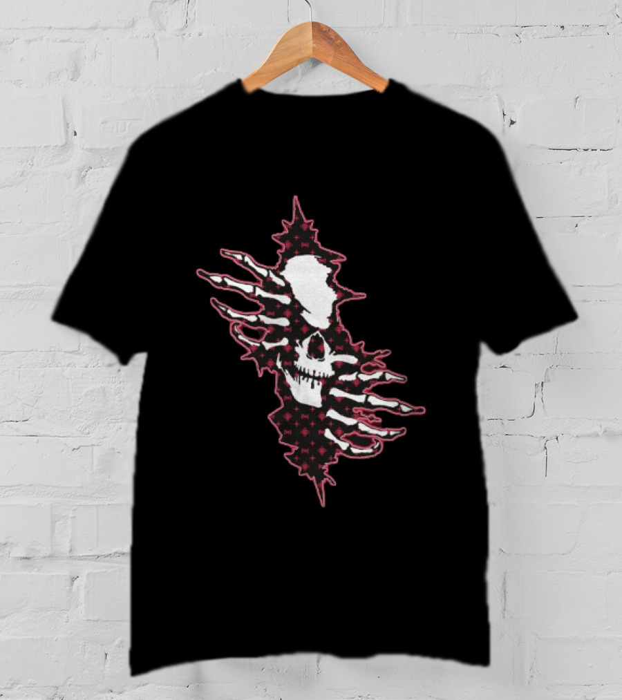Hollowsquad Ripped Skull Patch T-Shirt