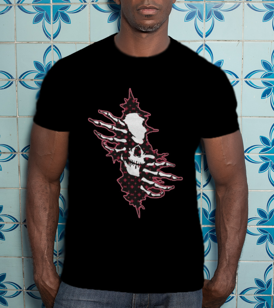 Hollowsquad Ripped Skull Patch T-Shirt