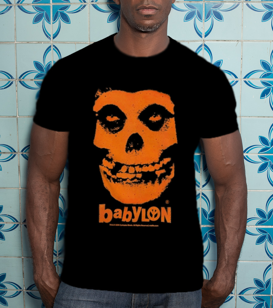 Original Babylon Orange Fiend Skull The Misfits T-Shirt