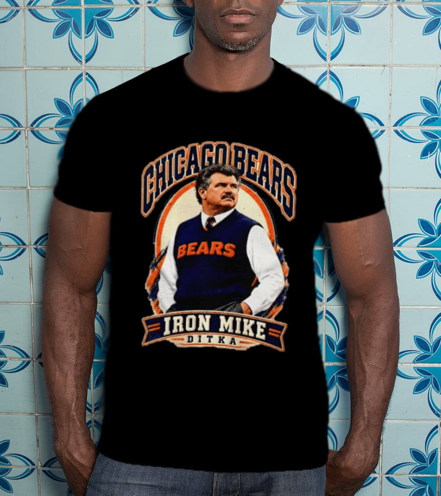 Chicago Bears Iron Mike Ditka NCAA Football T-Shirt