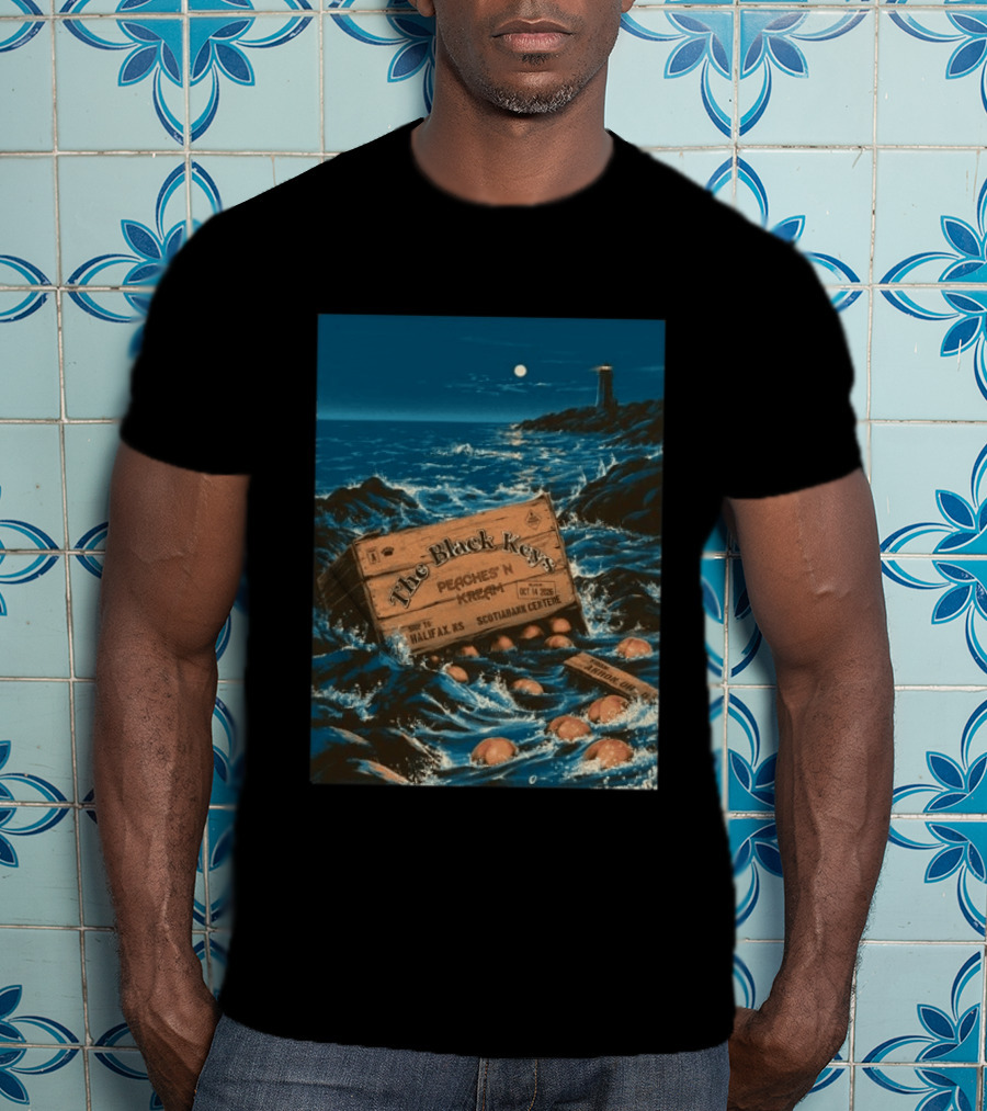 The Black Keys Peaches N Kream 2026 Halifax Concert Oct 14 Scotiabank Centre T-Shirt
