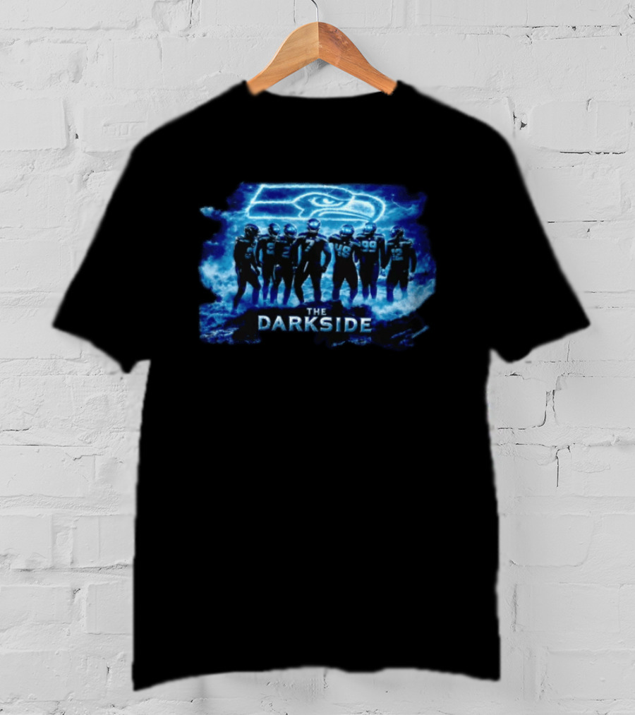 Seattle Seahawks The Darkside NCAA Football Team Fantasy T-Shirt