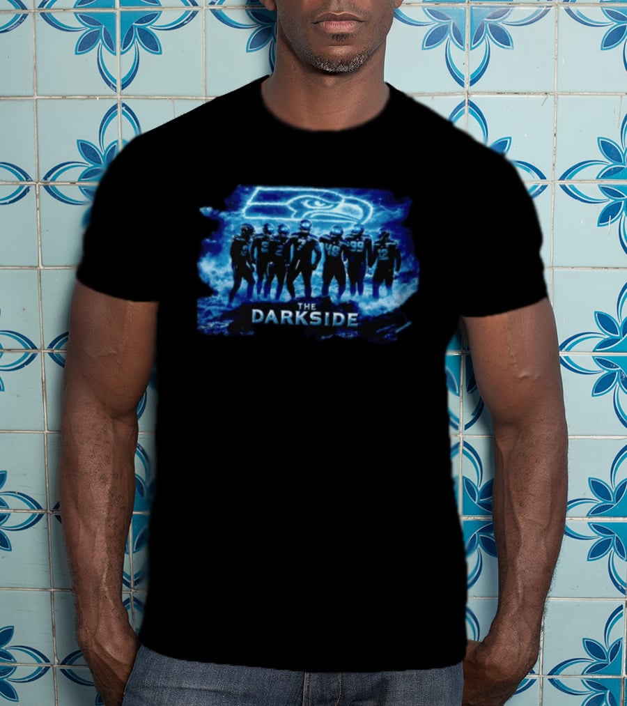 Seattle Seahawks The Darkside NCAA Football Team Fantasy T-Shirt