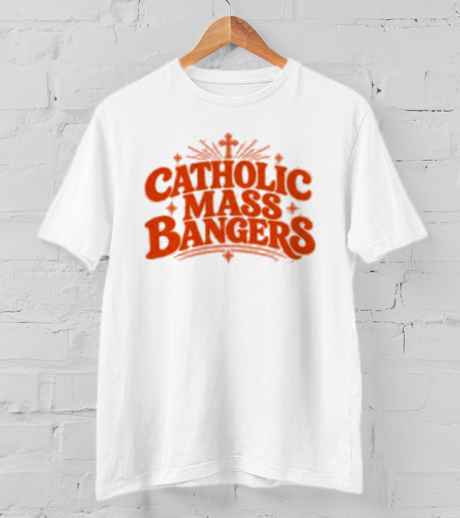 Catholic Mass Bangers Tracklist Iconic Worship Collection T-Shirt