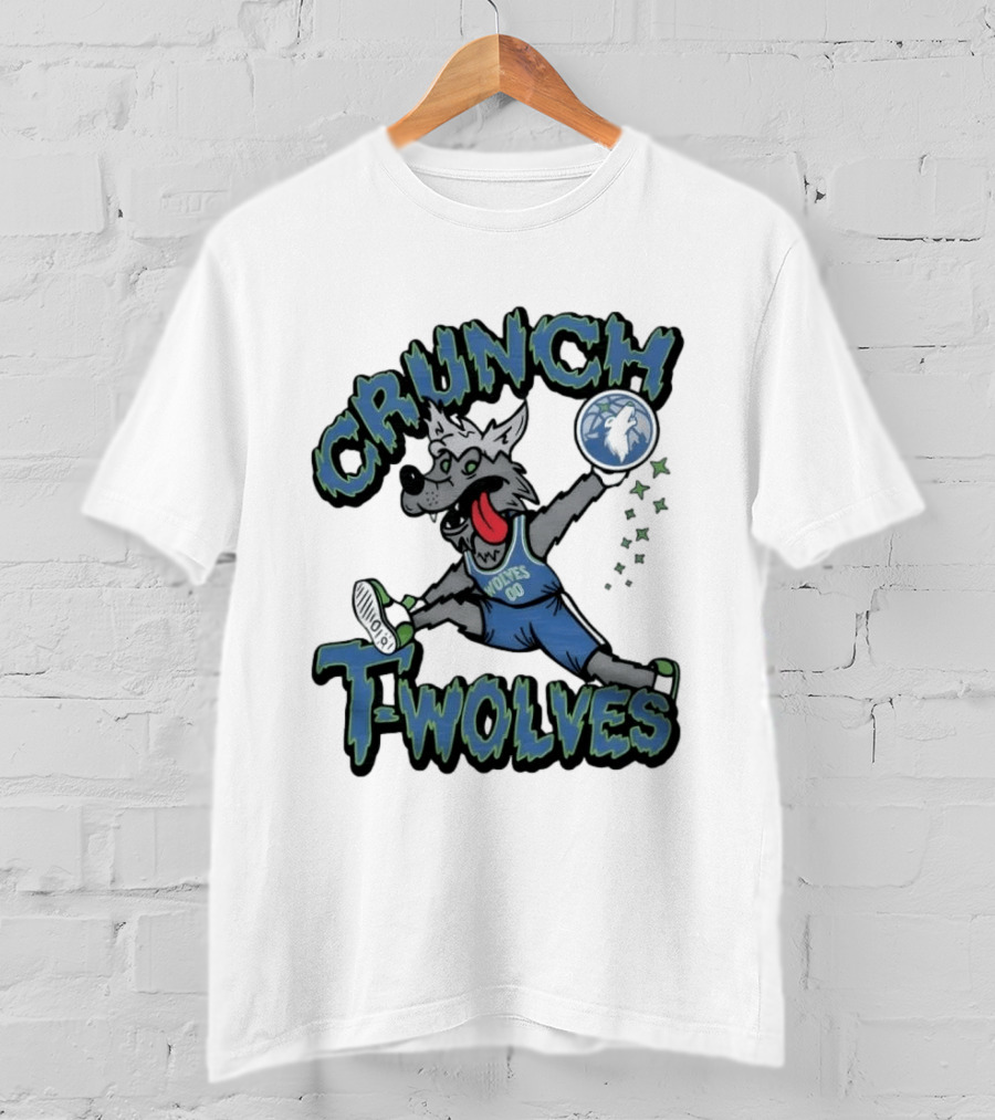 Crunch Wolves Wolves 00 Basketball T-Shirt
