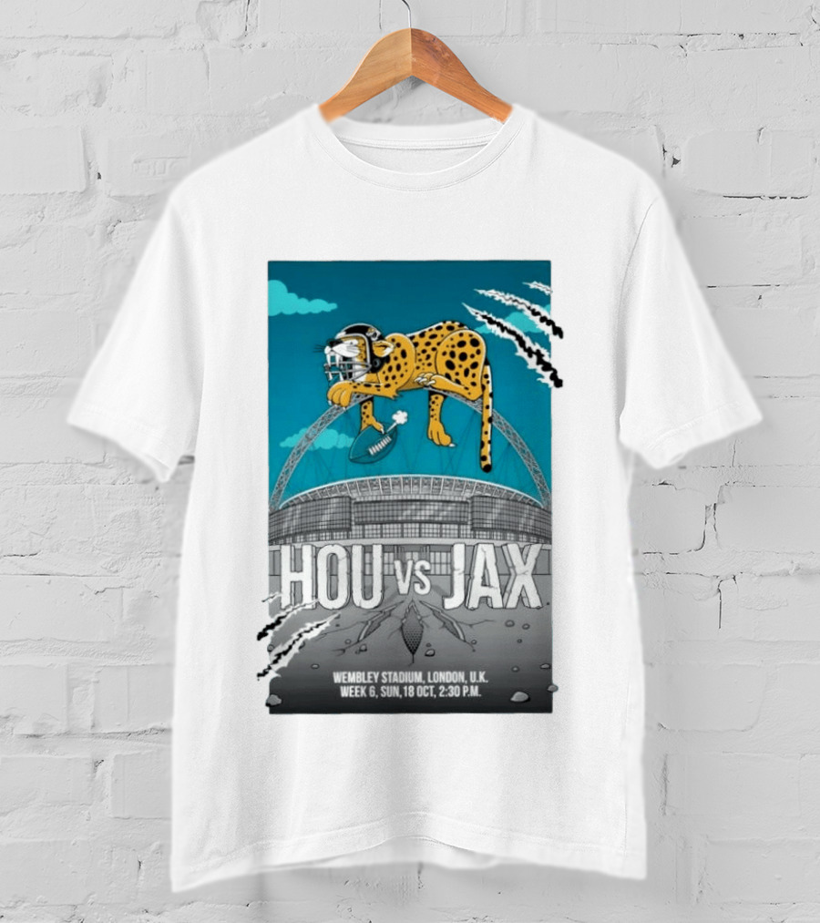 HOU Vs JAX Wembley Stadium London Week 6 Sun 18 Oct 2:30 PM T-Shirt