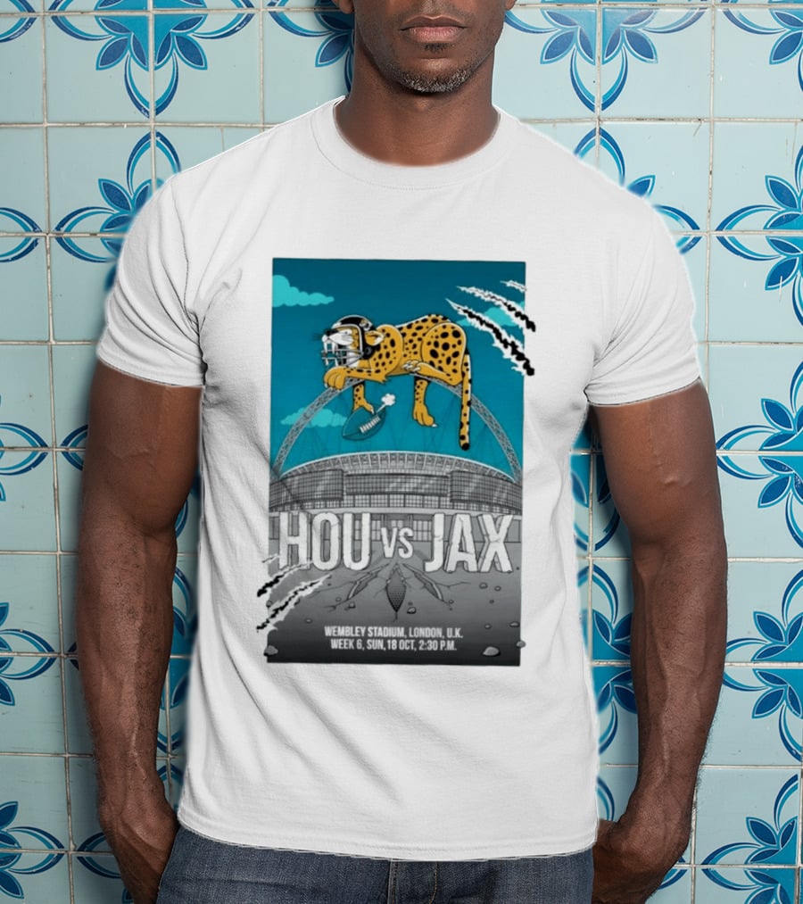 HOU Vs JAX Wembley Stadium London Week 6 Sun 18 Oct 2:30 PM T-Shirt