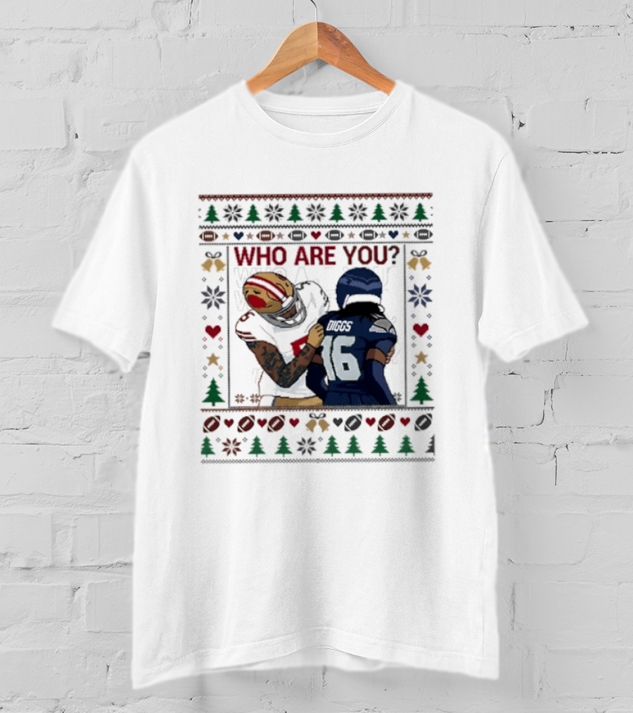 Mike Evans Who Are You Ugly Christmas Sweater Football T-Shirt