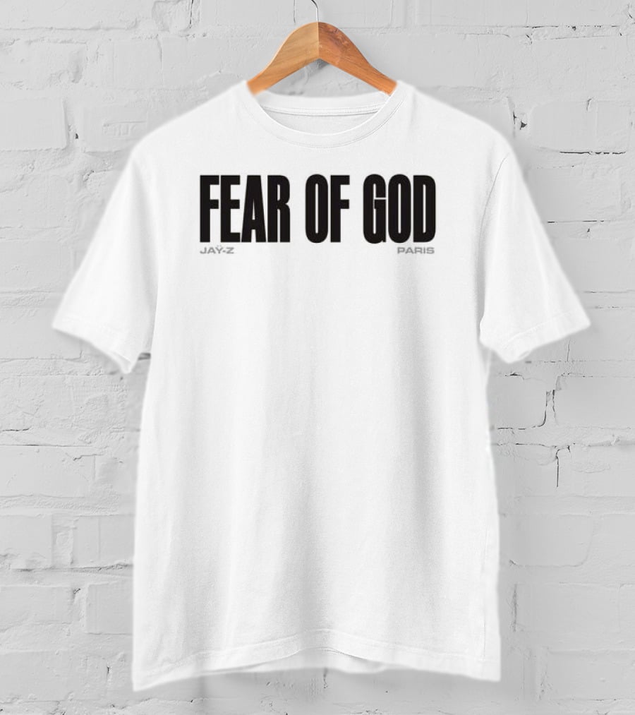 Fear Of God Jay Z Paris Roc Nation Store Pocketless T-Shirt