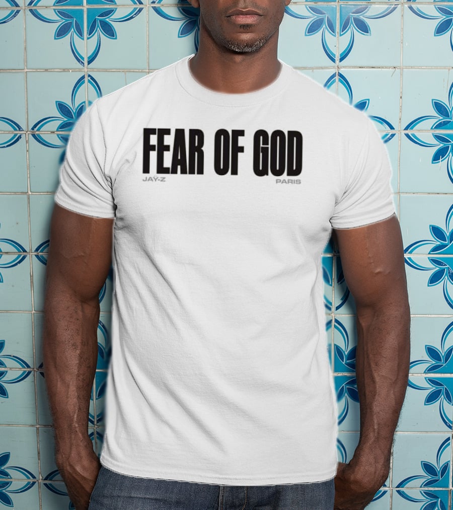 Fear Of God Jay Z Paris Roc Nation Store Pocketless T-Shirt