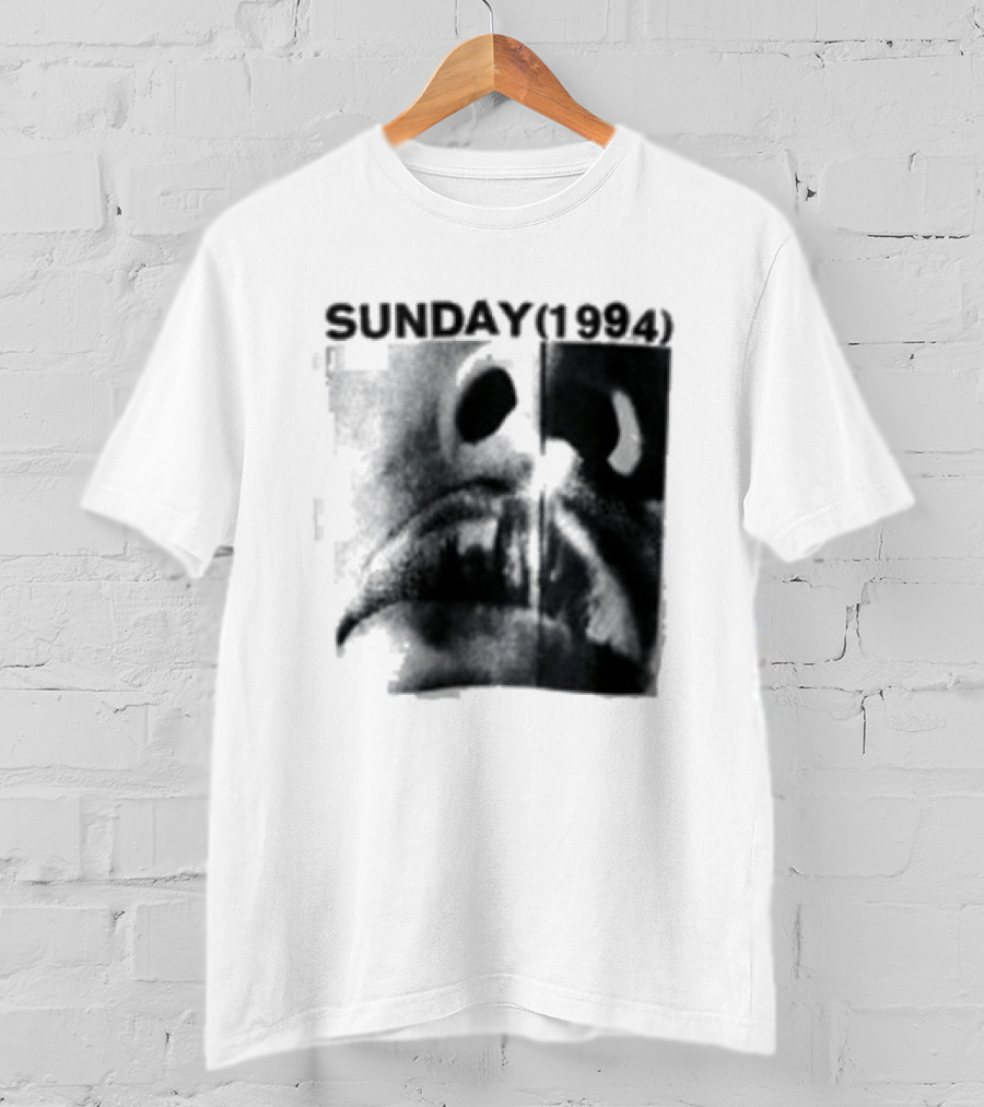 Sunday 1994 The Debut Tour Vintage Nostalgia Black And White Face T-Shirt