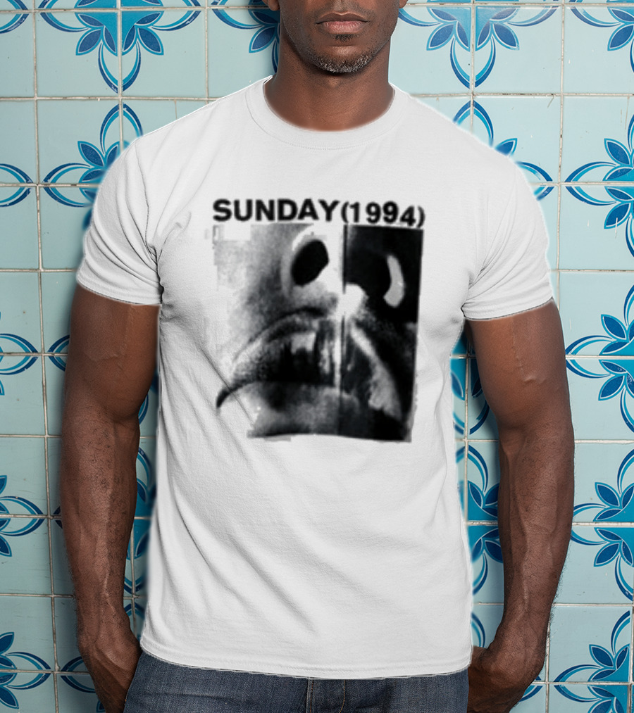 Sunday 1994 The Debut Tour Vintage Nostalgia Black And White Face T-Shirt