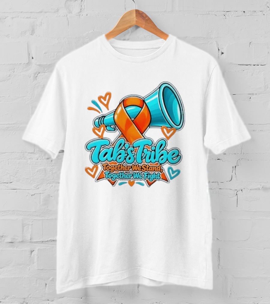 Tab's Tribe Orange Ribbon Together We Stand Fight T-Shirt