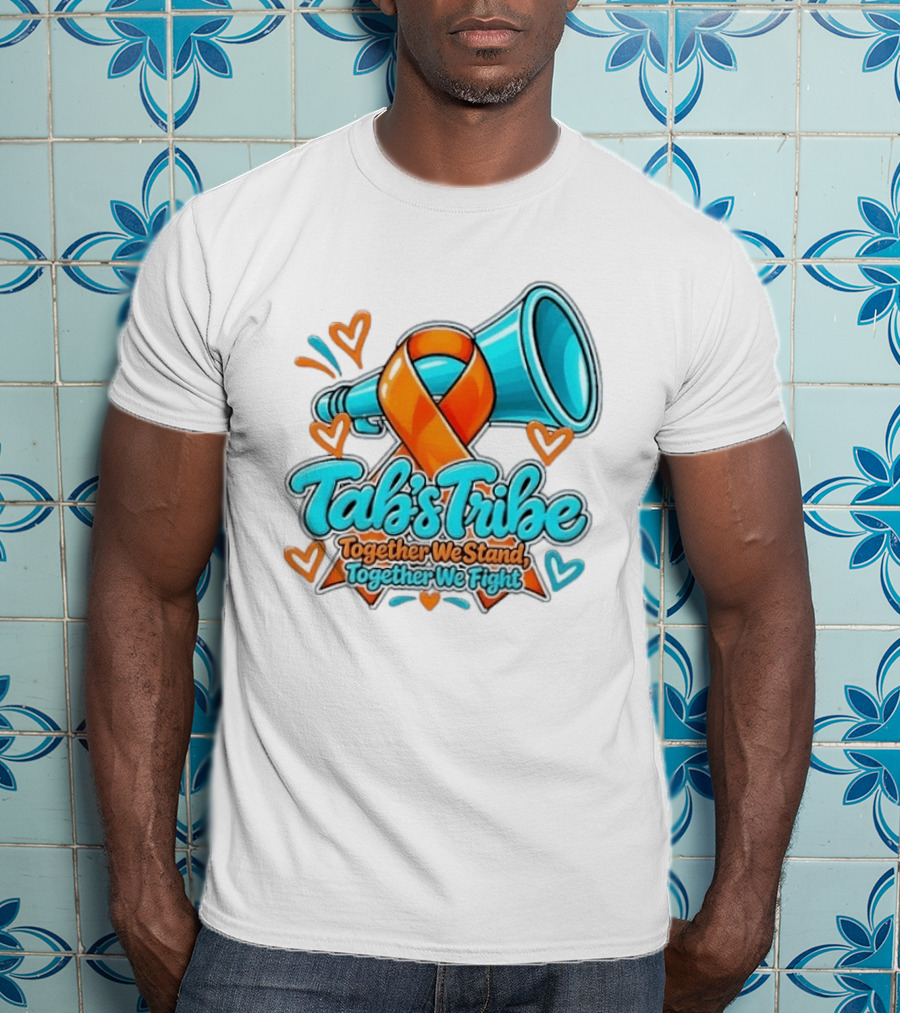Tab's Tribe Orange Ribbon Together We Stand Fight T-Shirt