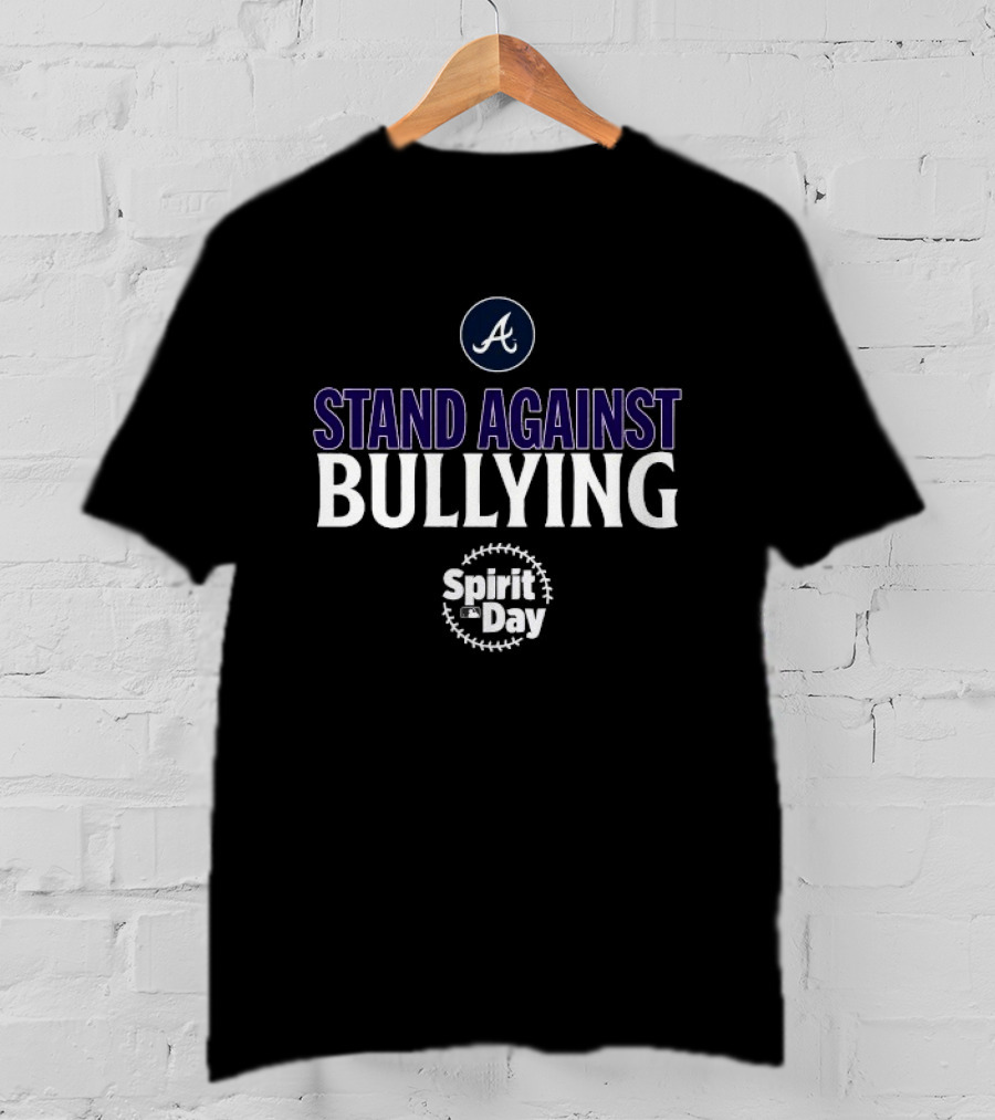 Atlanta Braves A Stand Against Bullying MLB Spirit Day T-Shirt