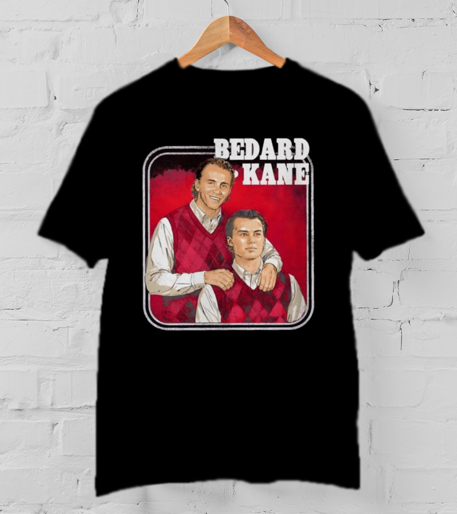 Connor Bedard Patrick Kane Chicago Step Brothers Hockey T-Shirt