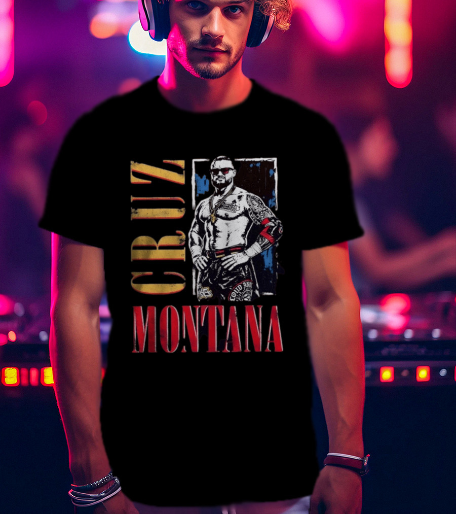 Cruz Montana WWE NXT Wrestling Solid T-Shirt