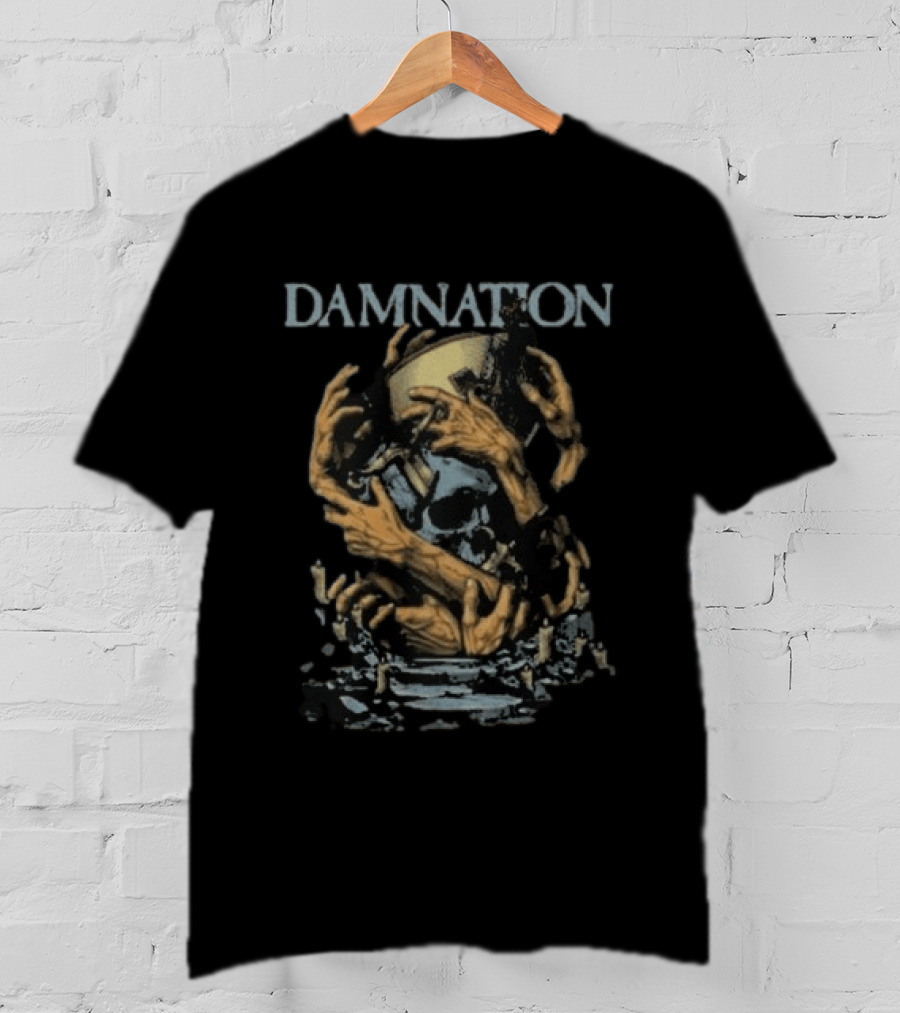 Damnation Festival The Bishop Skull Hands T-Shirt