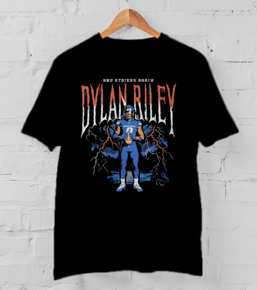 Dylan Riley RBU Strikes Again Boise State Broncos Boogeyman T-Shirt