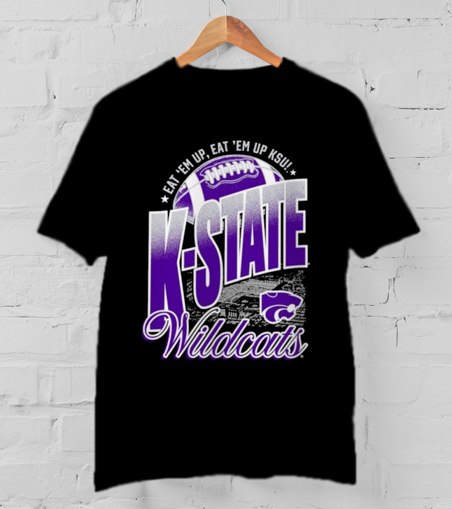 K State Wildcats Football Eat 'Em Up KSU T-Shirt
