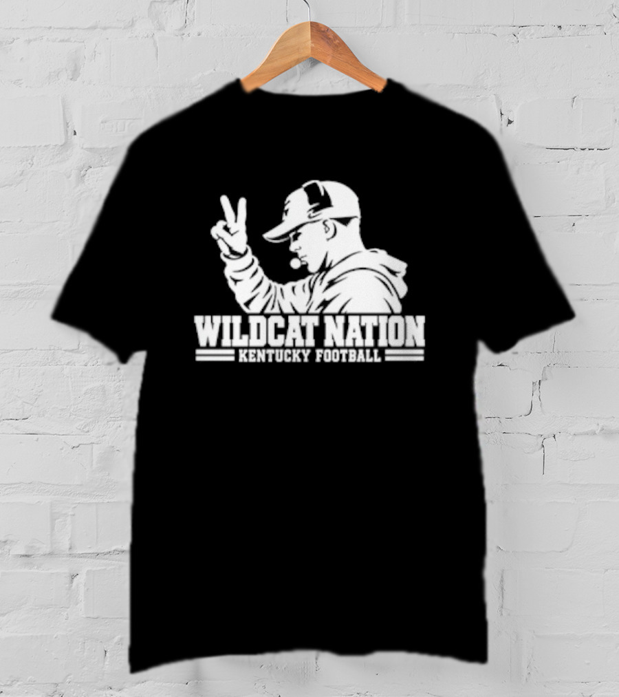 Wildcat Nation Kentucky Football Two Finger Coach T-Shirt