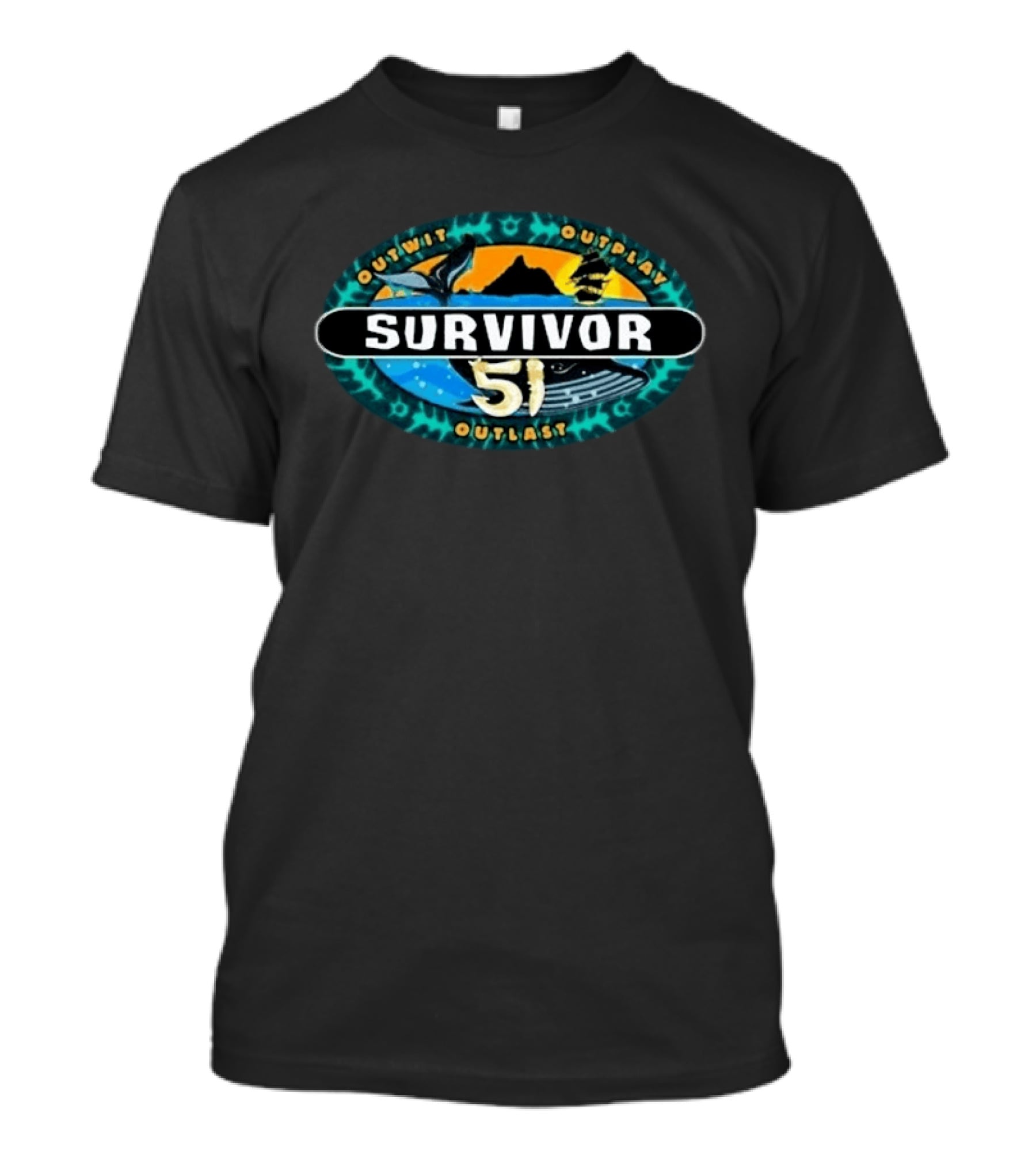 Survivor 51 Outwit Outplay Outlast Oval Island T-Shirt