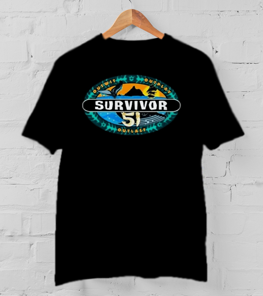 Survivor 51 Outwit Outplay Outlast Oval Island T-Shirt