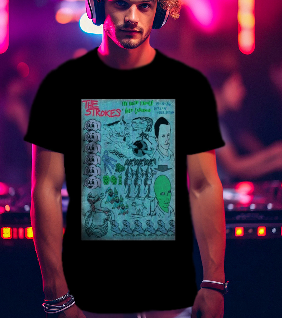 The Strokes Uber Arena Berlin Germany October 15 2026 T-Shirt