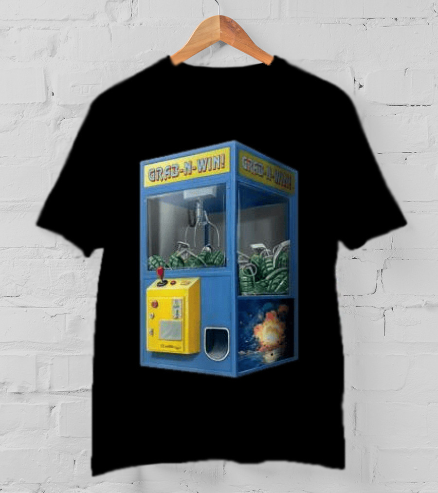 The Wynwood Walls Store Grab N Win Leon Keer Claw Machine Explosion T-Shirt